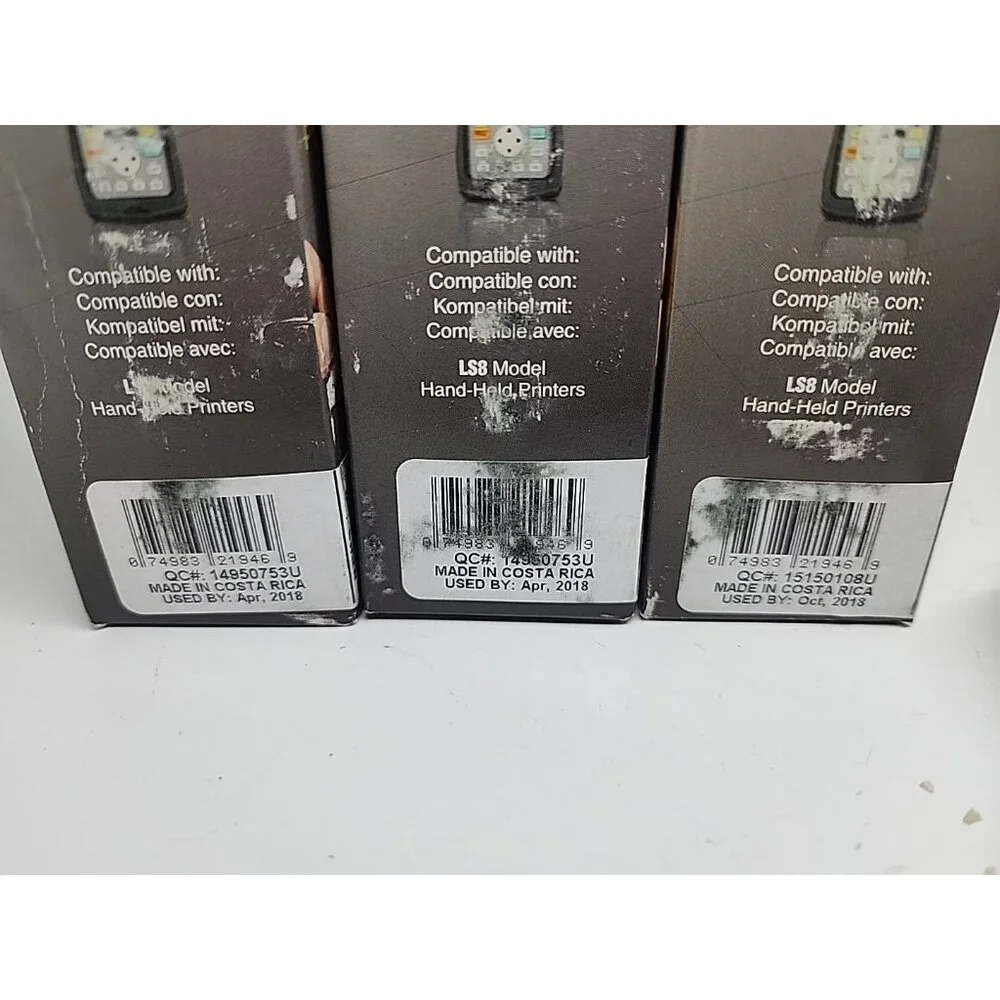 4) Panduit R100X075V1C P1 Cassette Continuous Tape Vinyl 1.0